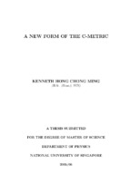 A new form of the c-metric