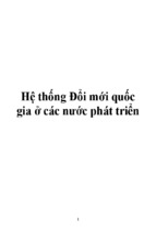 Hệ thống đổi mới quốc gia ở các nước phát triển