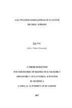 A knowledge based approach to active decision support