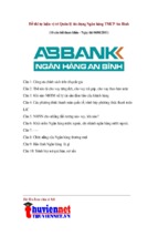 đề thi tự luận vào ngân hàng tmcp an bình – ab bank