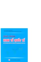 Giáo trình kinh tế quốc tế (dùng cho trình độ trung cấp nghề và cao đẳng nghề)