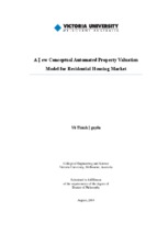 A new conceptual automated property valuation model for residential housing market