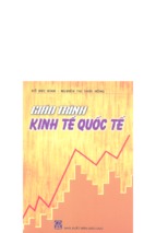 Giáo trình kinh tế quốc tế (dùng cho các trường cao đẳng, đại học khối kinh tế)