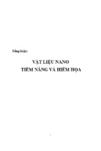 Tổng luận vật liệu nano tiềm năng và hiểm họa