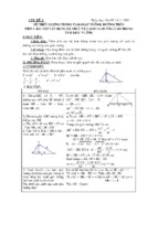 Chu đề 2_ hệ thức lượng trong tam giác vuông