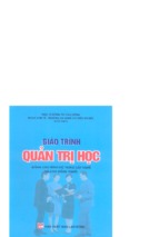 Giáo trình quản trị học (dùng cho trình độ trung cấp nghề và cao đẳng nghề)