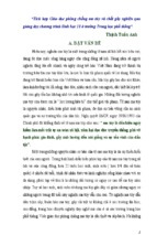 Tích hợp giáo dục phòng chống ma túy và chất gây nghiện qua giảng dạy chương trình sinh học 11 ở trường trung học phổ thông