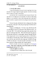 Thực trạng và giải pháp về vấn đề lạm phát của việt nam trong những năm vừa qua