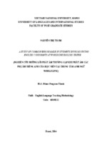 Summary of thesis a study of common errors made by students in pronouncing english consonants at worldlink english centre