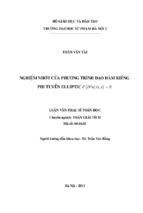 Phương pháp thác triển theo tham số để giải phương trình toán tử với toán tử khả vi và ứng dụng