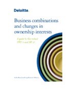 Business combinations and changes in ownership interests