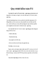 Quy trình kiểm toán p.1