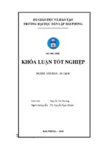 Khóa luận tốt nghiệp văn hóa du lịch du lịch thiền – hiện trạng và giải pháp phát triển ở quảng ninh