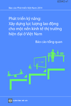 Báo cáo tổng quan phát triển kỹ năng - xây dựng lực lượng lao động cho một nền kinh tế thị trường hiện đại ở việt nam