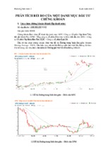 Bài tiểu luận phân tích rủi ro của một danh mục đầu tư chứng khoán