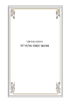 Tập bài giảng từ vựng thực hành