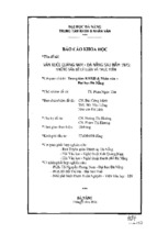 Báo cáo khoa học văn xuôi quảng nam – đà nẵng sau 1975 những vấn đề lý luận và thực tiễn