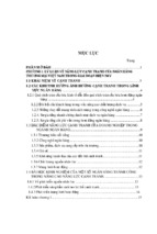 Luận văn thạc sĩ kinh tế giải pháp nâng cao năng lực cạnh tranh của ngân hàng công thương chi nhánh đồng tháp