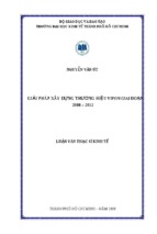 Luận văn thạc sĩ giải pháp xây dựng thương hiệu vifon giai đoạn 2008-2012