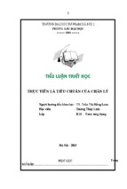 Thực tiễn là tiêu chuẩn của chân lí