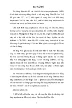Nghiên cứu đặc điểm lâm sàng các rối loạn tâm thần ở những người sử dụng chất dạng amphetamin tại viện sức khỏe tâm thần