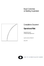 Basel - operational risk_consultative document