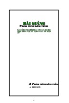 Bài giảng phương trình đường thẳng