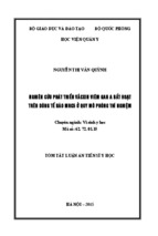 Luận án ngành vi sinh y học-nghiên cứu phát triển vắc xin viêm gan a bất hoạt trên dòng tế bào mrc5 ở quy mô phòng thí nghiệm [tt]
