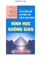 Chuyên đề luyện thi đại học Hình học không gian - Trần Văn Hạo (CB)