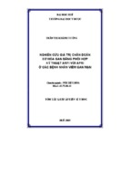 Luận án nội tiêu hóa-nghiên cứu giá trị chẩn đoán xơ hóa gan bằng phối hợp kỹ thuật arfi với apri ở các bệnh nhân viêm gan mạn
