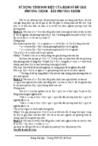 ứng dụng hàm số giải pt, hpt 3