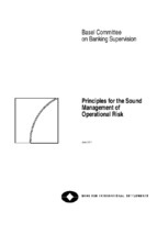 Basel 2011 - sound practice for management and supervision of operating risk