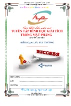 Tuyển tập hình học giải tích trong mặt phẳng (có đáp án chi tiết)