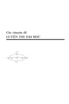 Chuyen de ltdh 2013