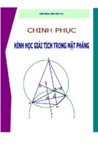 Chinh phục hình học giải tích trong mặt phẳng