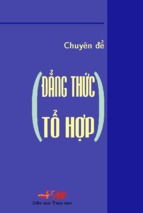 Chuyên đề đẳng thức tổ hợp