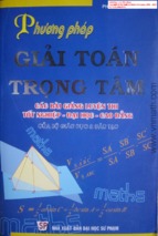 Phương pháp giải toán trọng tâm   phan văn khải 