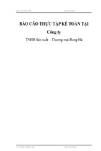 Thực tập tổng hợp về công tác kế toán trong doanh nghiệp