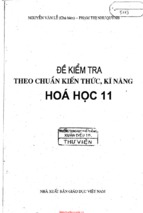 đề kiểm tra theo chuẩn kiến thức kỹ năng hóa học 11 (nxb giáo dục 2011)   nguyễn văn lễ & phạm thị như quỳnh, 160 trang