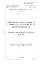 Hoàn thiện công tác hạch toán chi phí và tính giá thành sản phẩm may mặc sẵn trong điều kiện hiện nay