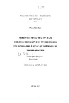 Nghiên cứu trạng thái cân bằng acid base điện giải và sự vận chuyển ô xy của hemoglobin ở động vật nhiễm độc cấp