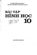 Sách Bài Tập Hình Học 10 CB