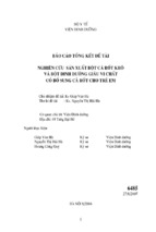 Báo cáo tổng kết đề tài nghiên cứu sản xuất bột cà rốt khô và bột dinh dưỡng giàu vi chất có bổ sung cà rốt cho trẻ em (2)