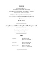 Adsorption and oxidation of micropolluatants by manganese oxide
