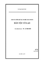 Báo cáo tổng kết dự án điều tra cơ bản dân tộc cờ lao (2)