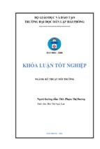 (khóa luận tốt nghiệp) xây dựng chương trình truyền thông môi trường nhằm cải thiện công tác quản lý chất thải rắn cho thành phố hải phòng  