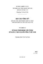 Báo cáo tổng kết sử dụng pheromone côn trùng để quản lý dịch hại bền vững ở việt nam (2)