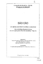 Báo cáo xây dựng giải pháp và công cụ bảo mật cho các hệ thống thông tin trên mạng của các cơ quan quản lý nhà nước tỉnh bà rịa   vũng tàu (2)