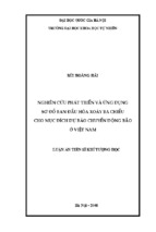 Nghiên cứu phát triển và ứng dụng sơ đồ ban đầu hóa xoáy ba chiều cho mục đích dự báo chuyển động bão ở việt nam