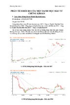 Bài tiểu luận phân tích rủi ro của một danh mục đầu tư chứng khoán